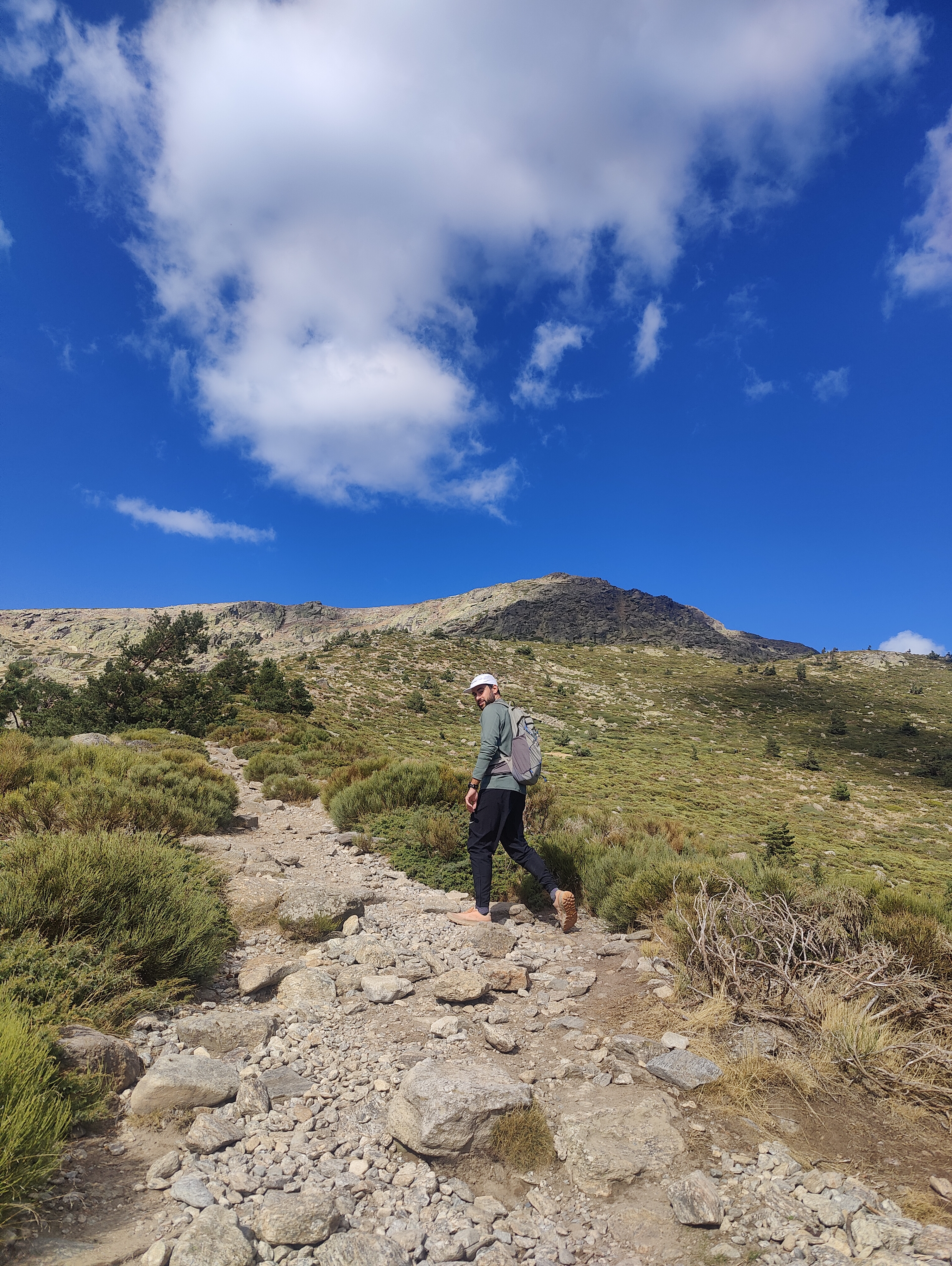 Paisaje de la Sierra de Madrid en una de las rutas que he hecho.